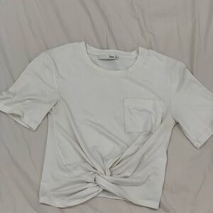 Wilfred White Twist Front Tee